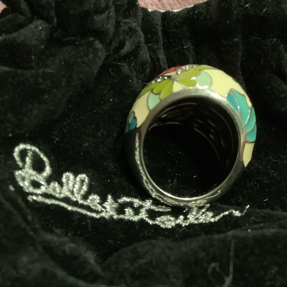 Vibrant Multicolor Butterfly Ring - Picture 6 of 6